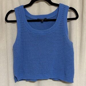 Lulu's Azure Knit Tank Top